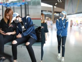 【图】关晓彤身高是多少低调现身机场依偎助理显疲惫